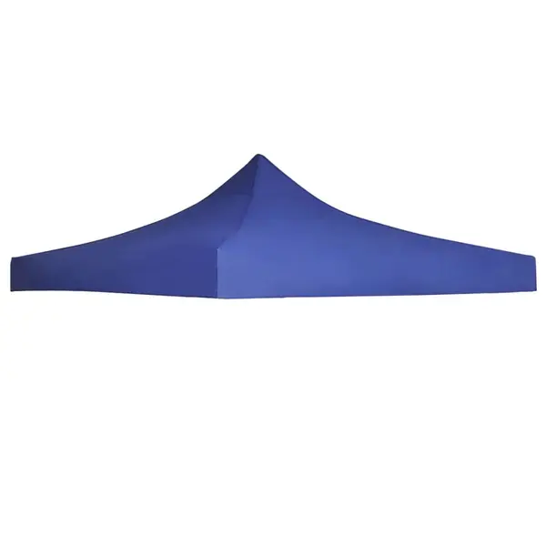 Gossi acoperis cort de petrecere, albastru, 3 x 3 m