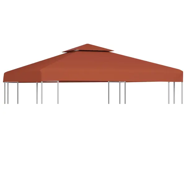 Gossi acoperis de pavilion, 2 niveluri, caramiziu, 3x3 m, 310 g/m2
