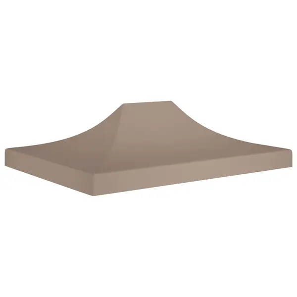 Gossi acoperis pentru cort de petrecere, gri taupe, 4 x 3 m, 270 g/m2