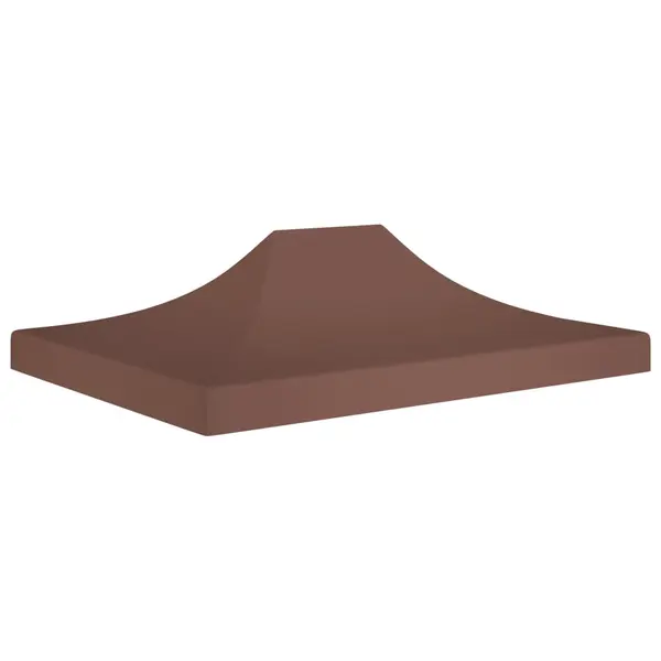 Gossi acoperis pentru cort de petrecere, maro, 4 x 3 m, 270 g/m2