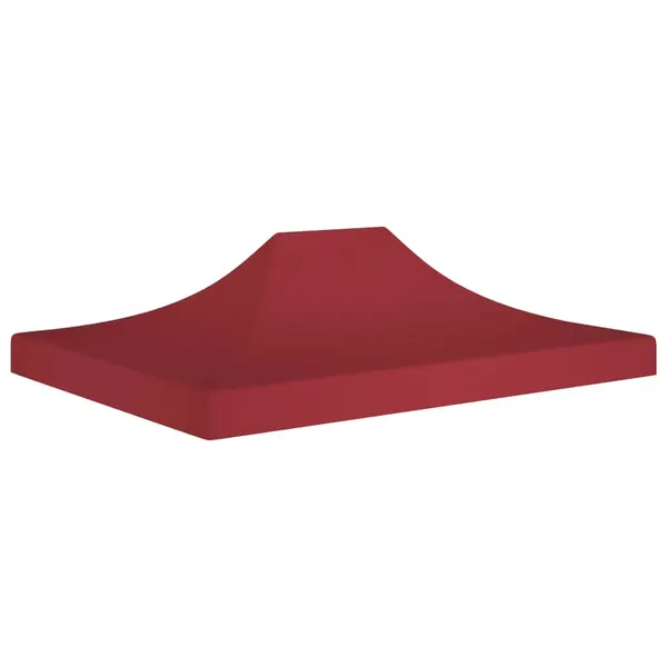 Gossi acoperis pentru cort de petrecere, visiniu, 4 x 3 m, 270 g/m2
