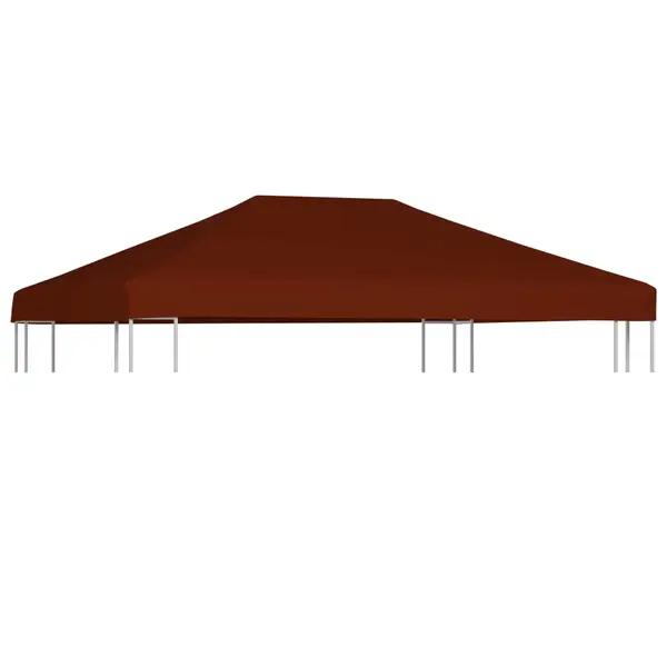Gossi acoperis pentru pavilion, 310 g/m2, caramiziu, 3 x 4 m