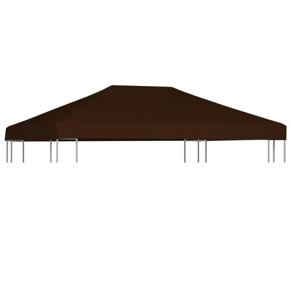 Gossi acoperis pentru pavilion, 310 g/m2, maro, 3 x 4 m