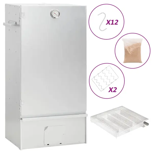 Gossi afumatoare cuptor/gratar, generator fum rece, otel galvanizat