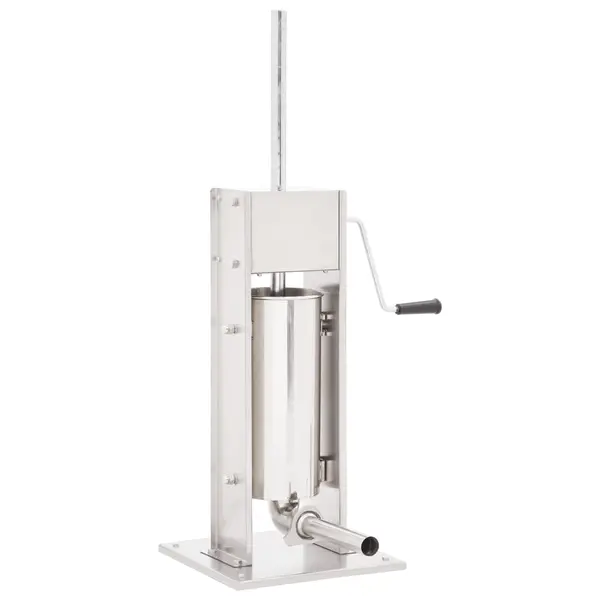Gossi aparat de umplut carnati manual, argintiu, 5 l, otel inoxidabil