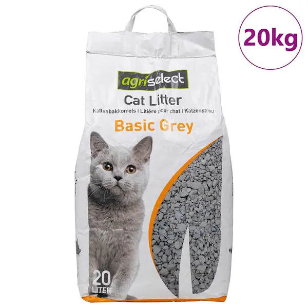 Gossi asternut pentru pisici bentonita cu granulatie grosiera 20 l