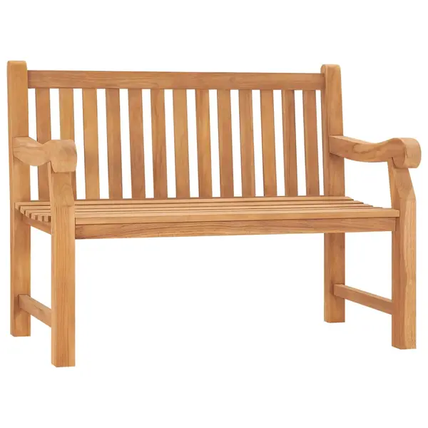 Gossi banca de gradina, 114 cm, lemn masiv de tec