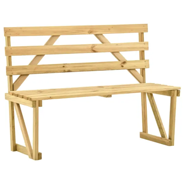 Gossi banca de gradina, 120 cm, lemn de pin tratat