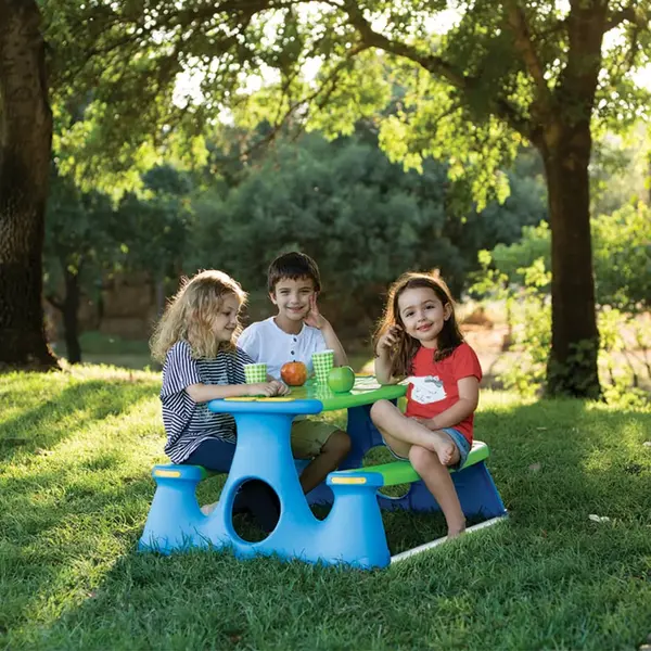 Gossi banca de picnic pentru copii 89,5x84,5x48 cm polipropilena