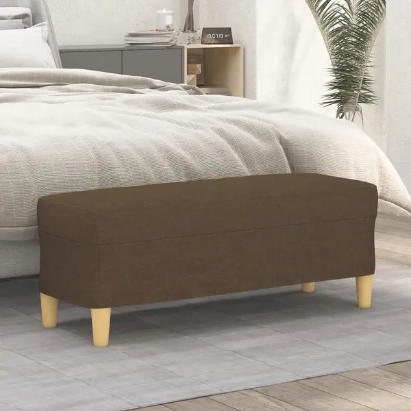 Gossi banca, maro, 100x35x41 cm, textil