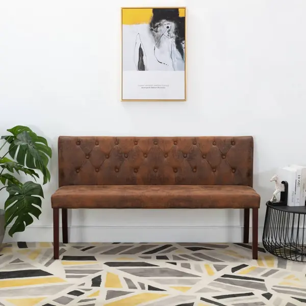 Gossi banca, maro, 148,5 cm, velur ecologic