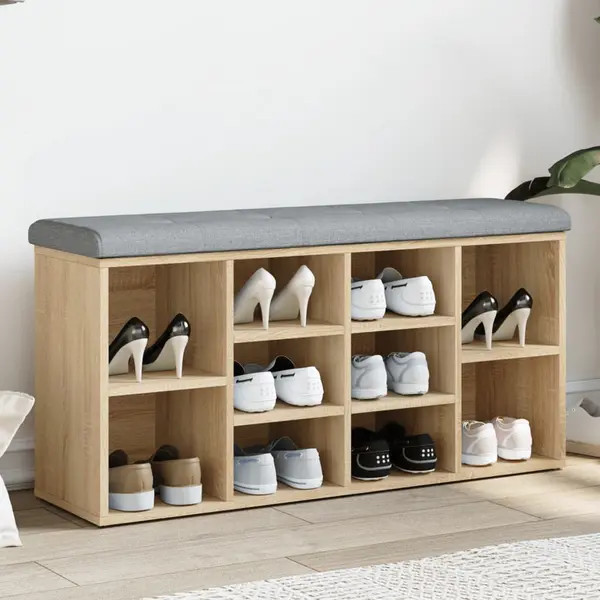 Gossi banca pentru pantofi stejar sonoma 102x32x50 cm lemn prelucrat