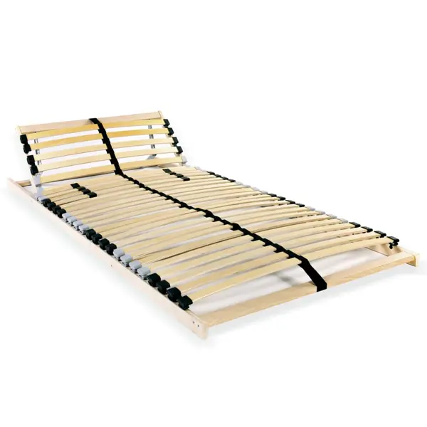 Gossi baza de pat cu sipci, 28 sipci, 7 zone, 80 x 200 cm