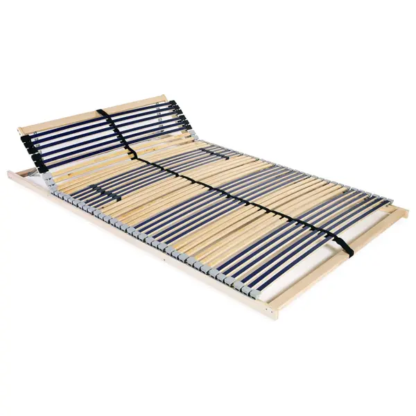 Gossi baza de pat cu sipci, 42 sipci, 7 zone, 120 x 200 cm