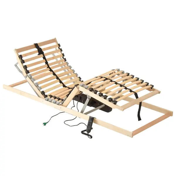 Gossi baza de pat electrica cu sipci, 28 sipci, 7 zone, 100 x 200 cm