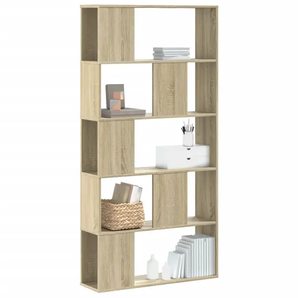 Gossi biblioteca cu 5 niveluri stejar sonoma 80,5x23,5x162,5 cm lemn