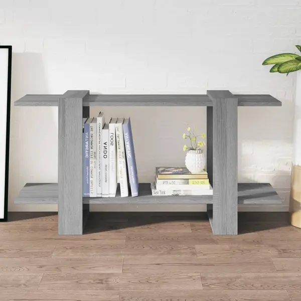 Gossi biblioteca, gri sonoma, 100x30x51 cm, lemn compozit