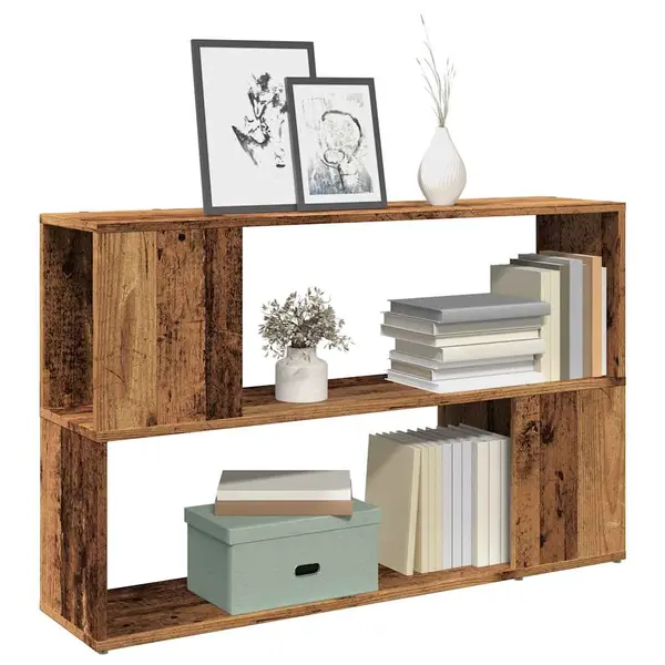 Gossi biblioteca, lemn vechi, 100x24x63 cm, pal