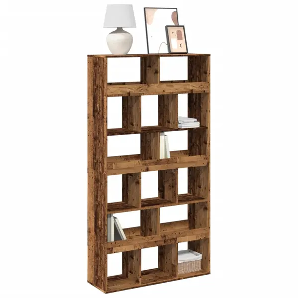 Gossi biblioteca, lemn vechi, 100x33x187,5 cm, lemn prelucrat