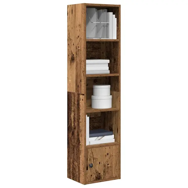 Gossi biblioteca, lemn vechi, 31x24x127 cm, lemn prelucrat