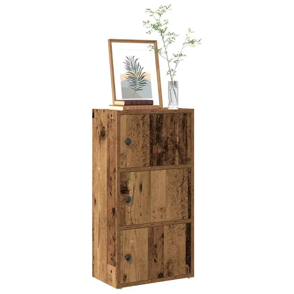 Gossi biblioteca lemn vechi 40x24x77 cm lemn prelucrat