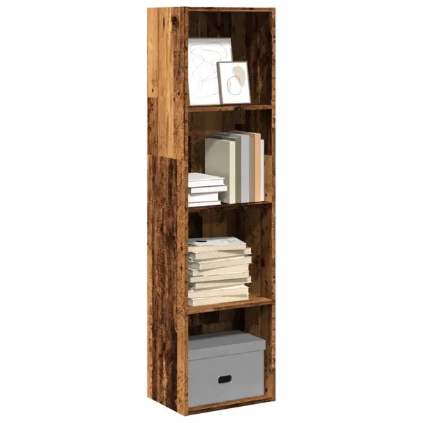 Gossi biblioteca, lemn vechi, 40x30x152 cm, lemn prelucrat