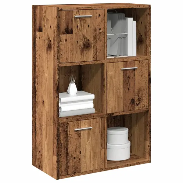 Gossi biblioteca, lemn vechi, 60,5x30x90 cm, lemn prelucrat