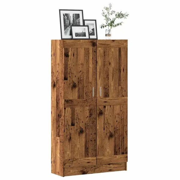 Gossi biblioteca, lemn vechi, 82,5x30,5x150 cm, lemn prelucrat