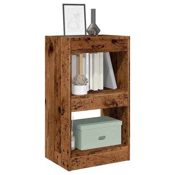 Gossi biblioteca/separator camera, lemn vechi, 40x30x72 cm