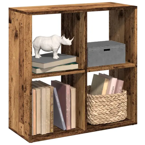 Gossi biblioteca/separator camera lemn vechi 69,5x29x69,5 cm lemn