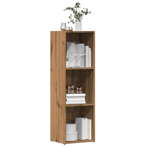 Gossi biblioteca, stejar artizanal, 36x30x114 cm, lemn prelucrat