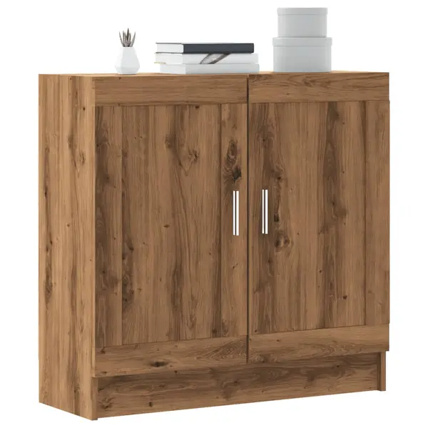 Gossi biblioteca, stejar artizanal, 82,5x30,5x80 cm, lemn prelucrat