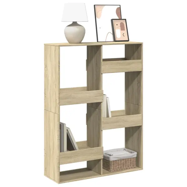 Gossi biblioteca, stejar sonoma, 100x33x135 cm, lemn prelucrat