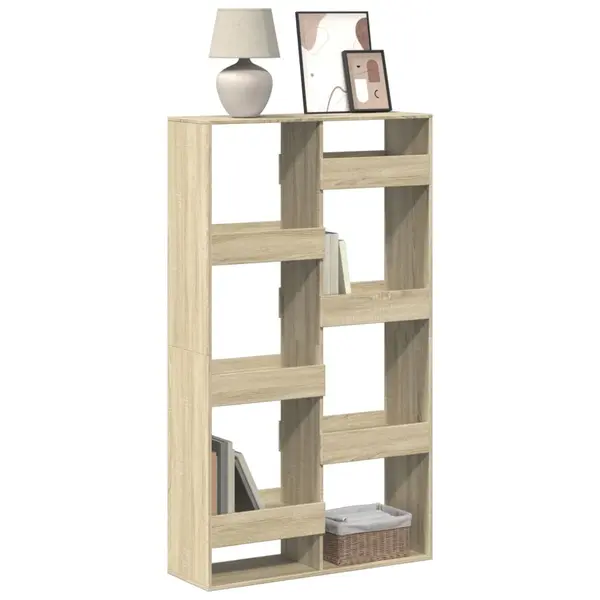 Gossi biblioteca, stejar sonoma, 100x33x175 cm, lemn prelucrat