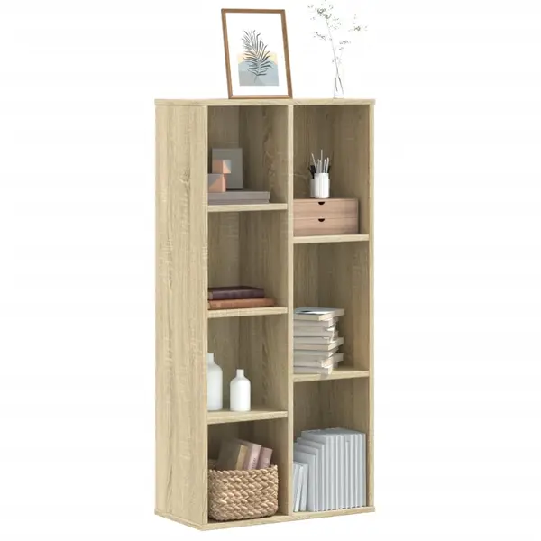 Gossi biblioteca, stejar sonoma, 50x25x105 cm, lemn prelucrat