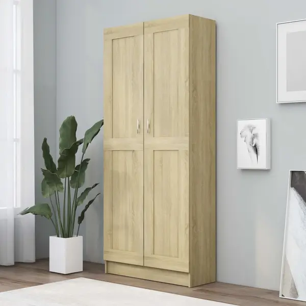 Gossi biblioteca, stejar sonoma, 82,5x30,5x185,5 cm, lemn prelucrat