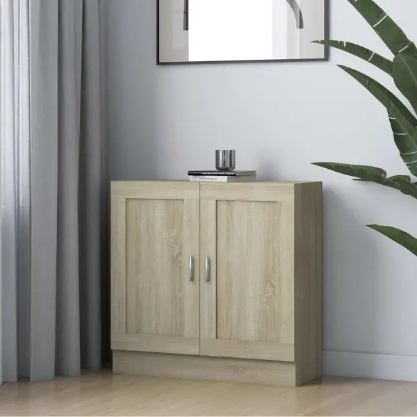 Gossi biblioteca, stejar sonoma, 82,5x30,5x80 cm, lemn prelucrat