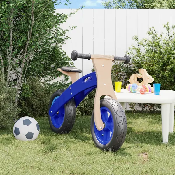 Gossi bicicleta echilibru de copii, cauciucuri pneumatice, albastru