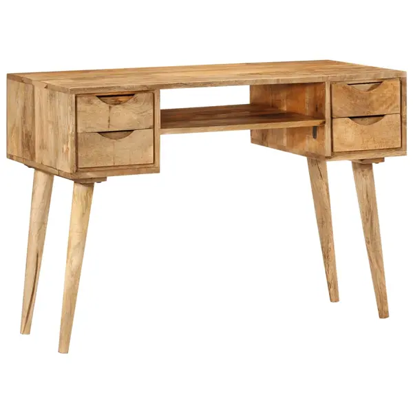 Gossi birou cu sertare, 110x47x76 cm, lemn masiv de mango