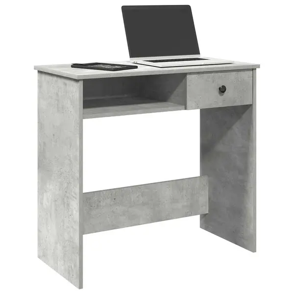Gossi birou, gri beton, 80 x 40 x 75 cm, pal