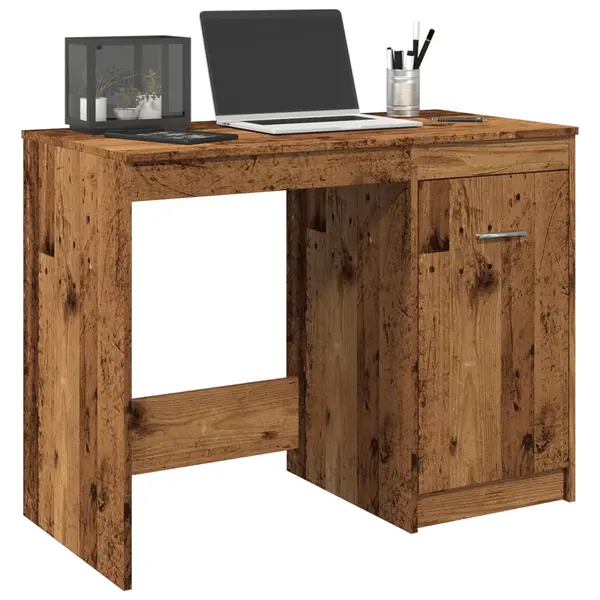Gossi birou, lemn vechi, 100x50x76 cm, lemn prelucrat