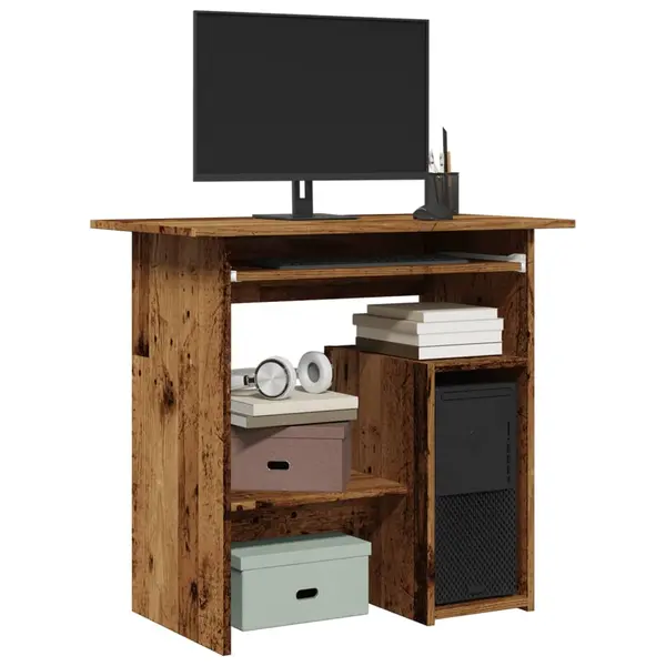 Gossi birou, lemn vechi, 80x45x74 cm, lemn prelucrat