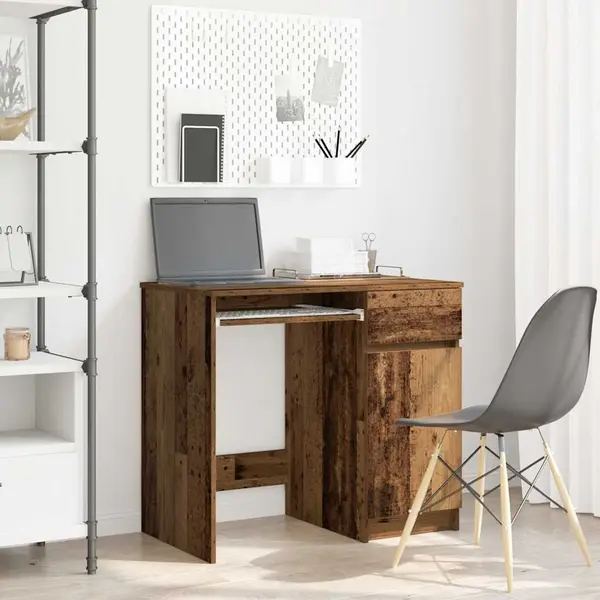 Gossi birou lemn vechi 86x49x76 cm lemn prelucrat