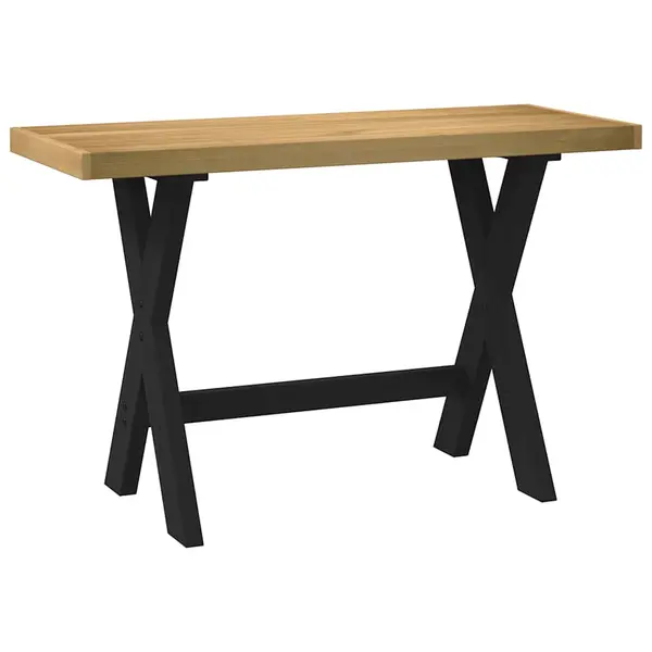 Gossi birou noain picioare in forma x 120x50x75 cm lemn masiv de pin