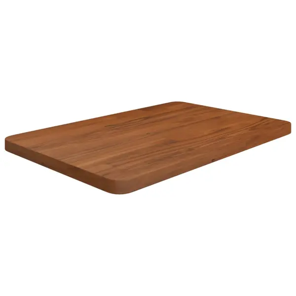 Gossi blat de baie, maro inchis, 60x40x2,5 cm, lemn masiv tratat