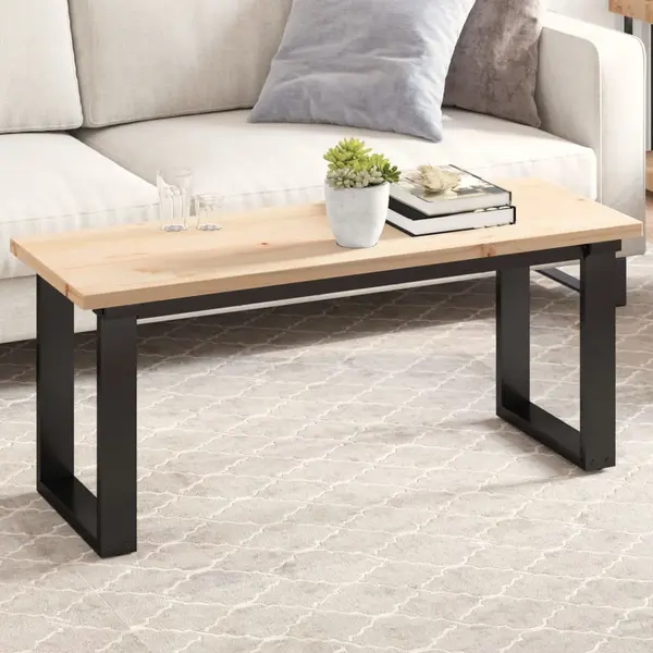 Gossi blat de masa 110x40x2,5 cm dreptunghiular, lemn masiv de pin