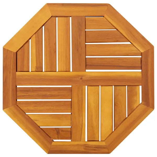 Gossi blat de masa, 50x50x2 cm, octogonal, lemn masiv acacia