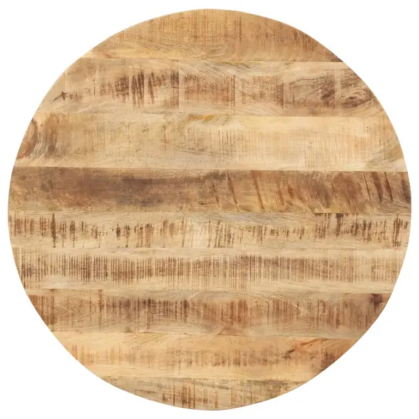 Gossi blat de masa, 80 cm, lemn masiv de mango, rotund, 15-16 mm
