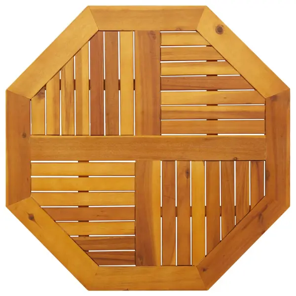Gossi blat de masa, 80x80x2,2 cm, octogonal, lemn masiv acacia