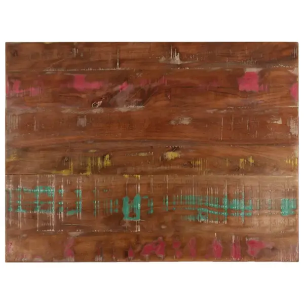 Gossi blat de masa, 90x60x3,8 cm, dreptunghiular, lemn masiv reciclat
